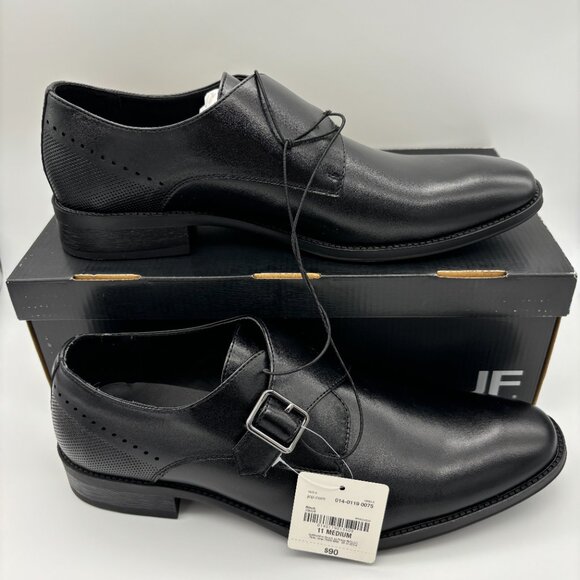 J. Ferrar JF Men\'s Cambridge Slip-On Dress Shoes, Black, Size 11 Medium NWT main image 4